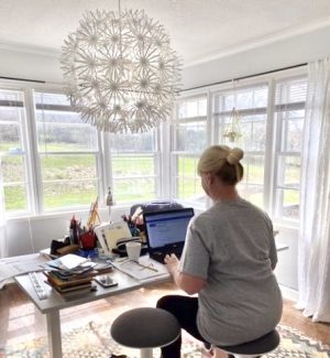 Anja Canow strives to give her students a rounded learning expiriences from home. “I am trying to offer the students a variety of activities that cover all language skills,” Canow Said.